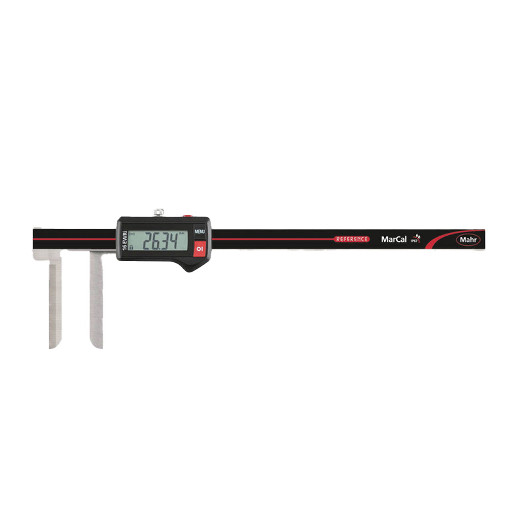 Mahr 4103385 16 EWRi-LI Digital Caliper Knife Edge Inside Type, Range 10-200mm / 0.4-8", Resolution 0.01mm / 0.0005", IP67 with Intergrated Data Output