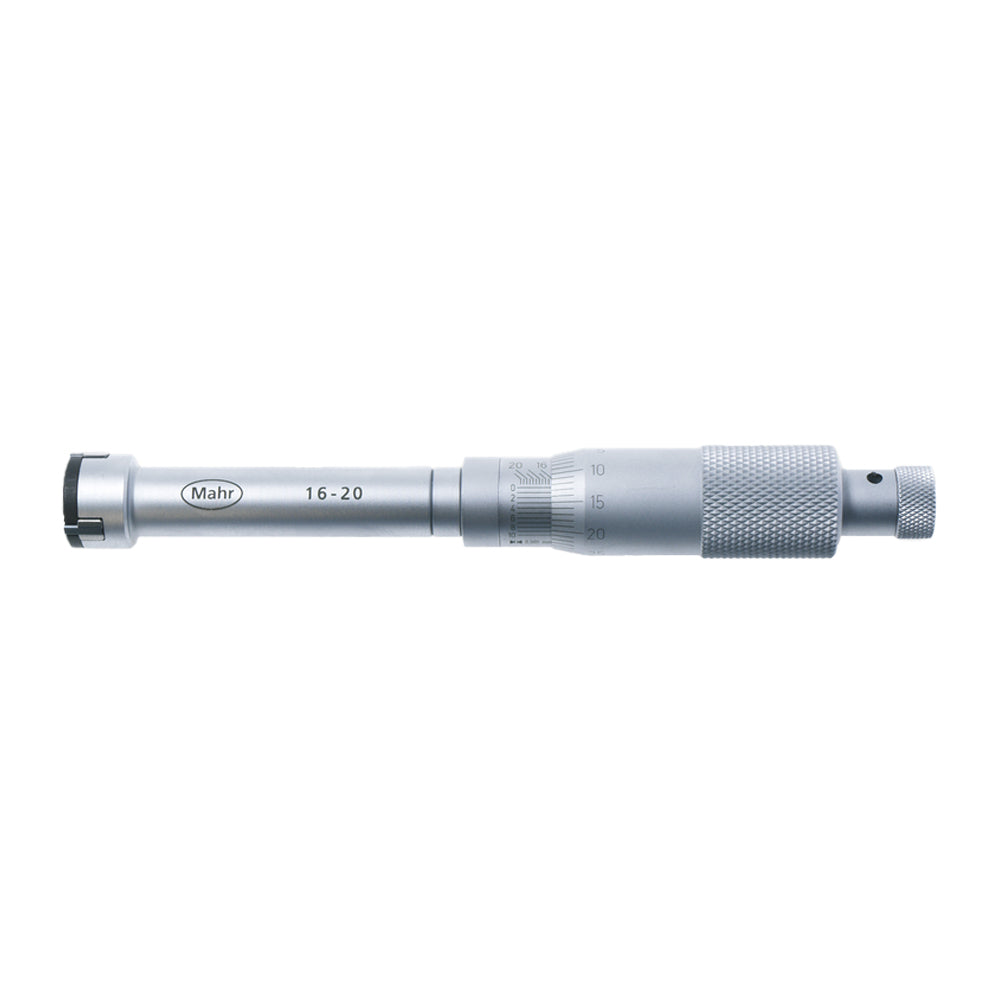 Mahr 4190314 Micromar 44A Analogue Bore Gauge, Range 16-20mm, Graduation 0.001mm, 3-Point Contact, Supplied without Ring