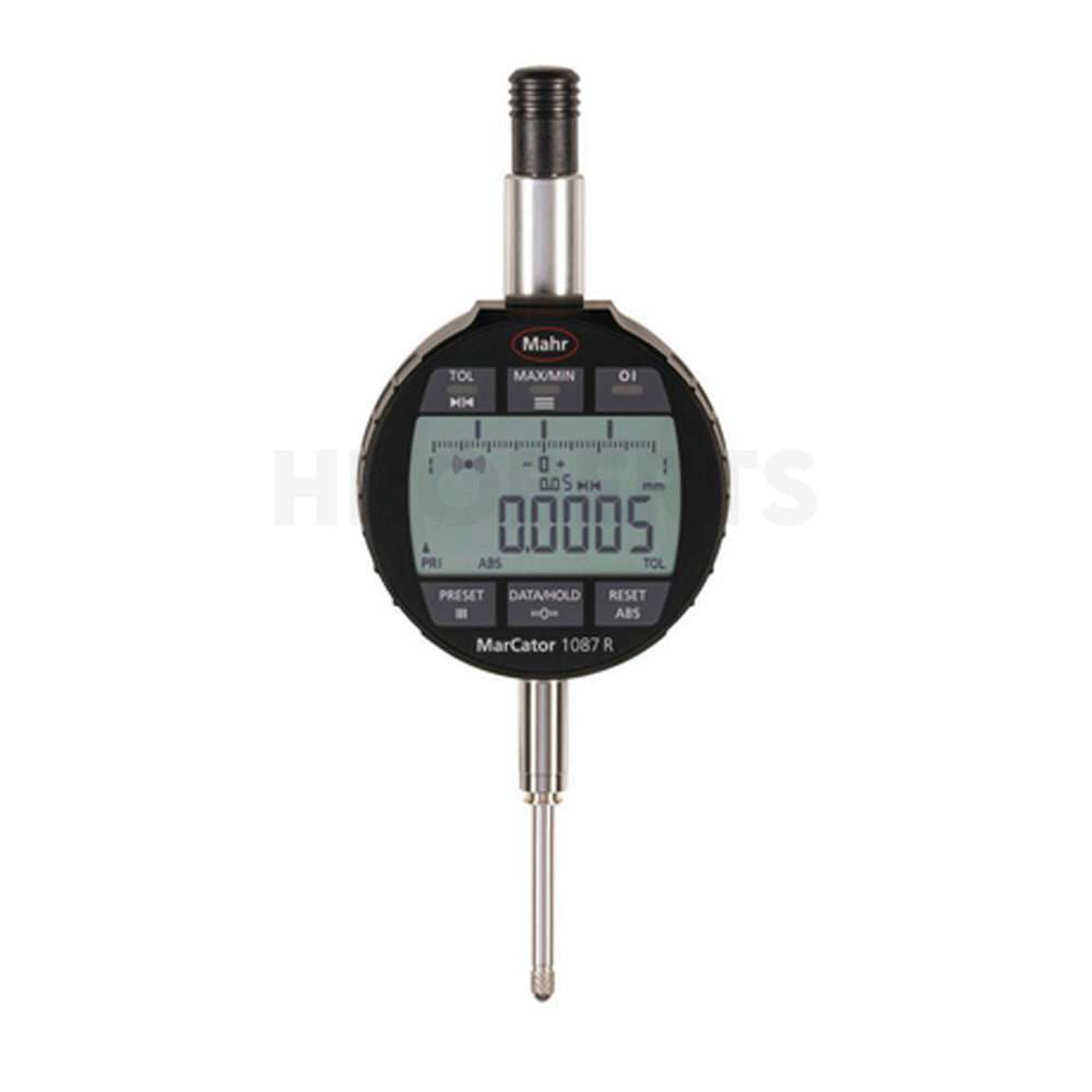 Mahr 4337821 MarCator 1087 Ri Digimatic Digital Indicator, Range 1" / 25mm, Resolution 0.00002" / 0.0005mm, MIN-MAX Functions