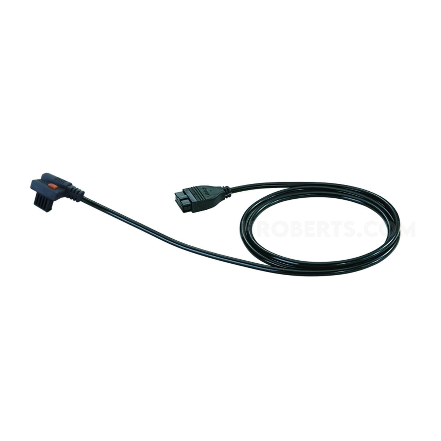 Mitutoyo 04AZB512 Digimatic Signal Cable L-type with Data Pushbutton e.g. for Digimatic Interchangeable Anvil Micrometer, Length 1 Metre