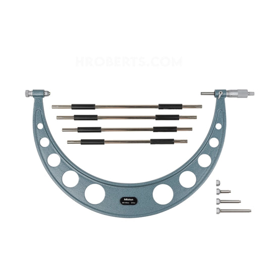 Mitutoyo 104-142A Interchangeable Anvil Micrometer, Range 300-400mm, Graduation 0.01mm