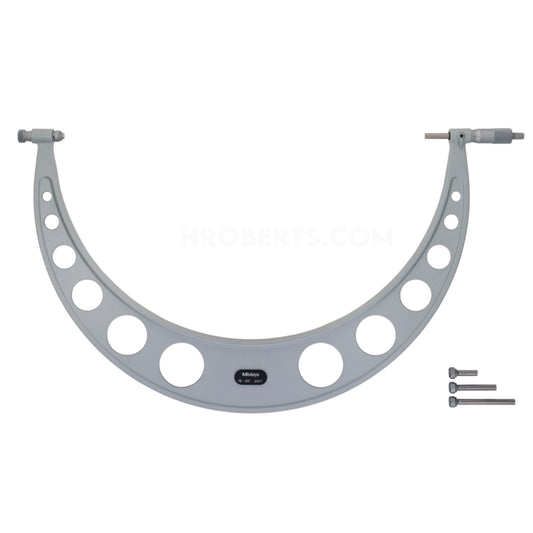 Mitutoyo 104-153 Interchangeable Anvil Micrometer, Range 16-20", Graduation 0.001"