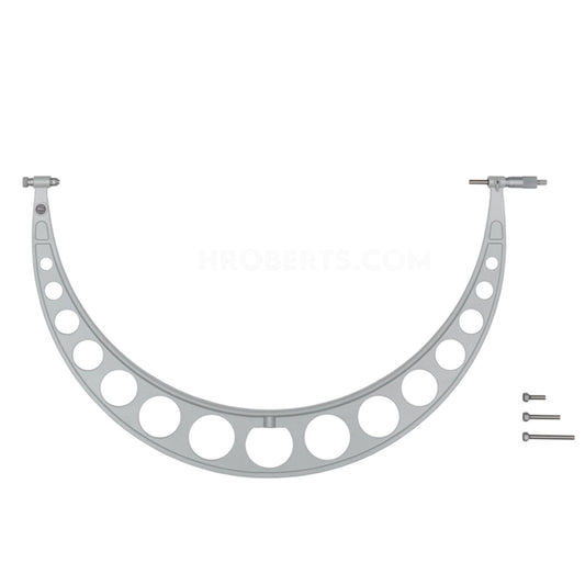Mitutoyo 104-155 Interchangeable Anvil Micrometer, Range 24-28", Graduation 0.001"