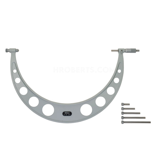 Mitutoyo 104-201 Interchangeable Anvil Micrometer, Range 12-18", Graduation 0.001"