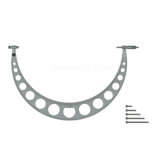 Mitutoyo 104-202 Interchangeable Anvil Micrometer, Range 18-24", Graduation 0.001"