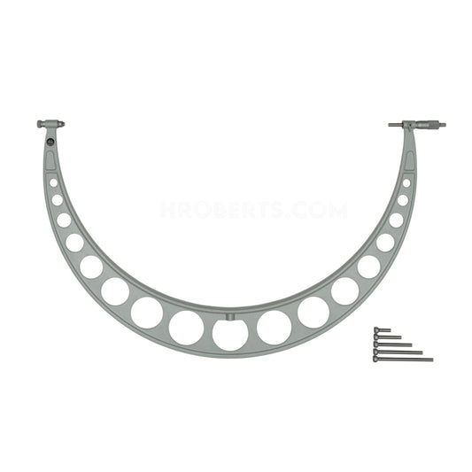 Mitutoyo 104-203 Interchangeable Anvil Micrometer, Range 24-30", Graduation 0.001"