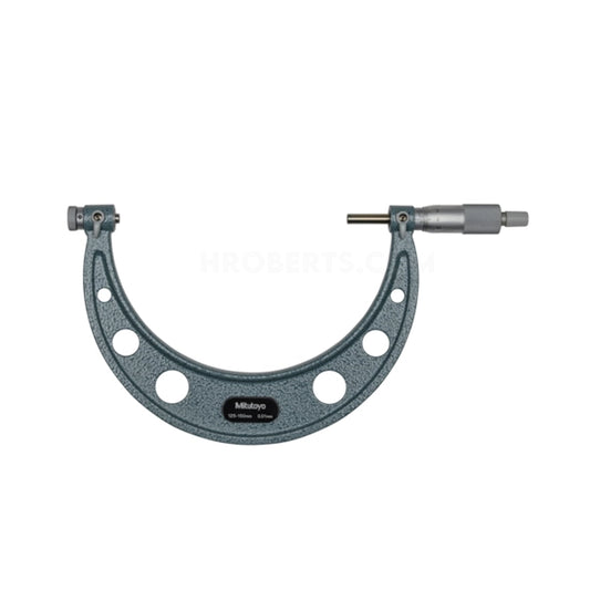 Mitutoyo 126-130 Interchangeable Anvil Screw Thread Micrometer, Range 125-150mm, Graduation 0.01mm