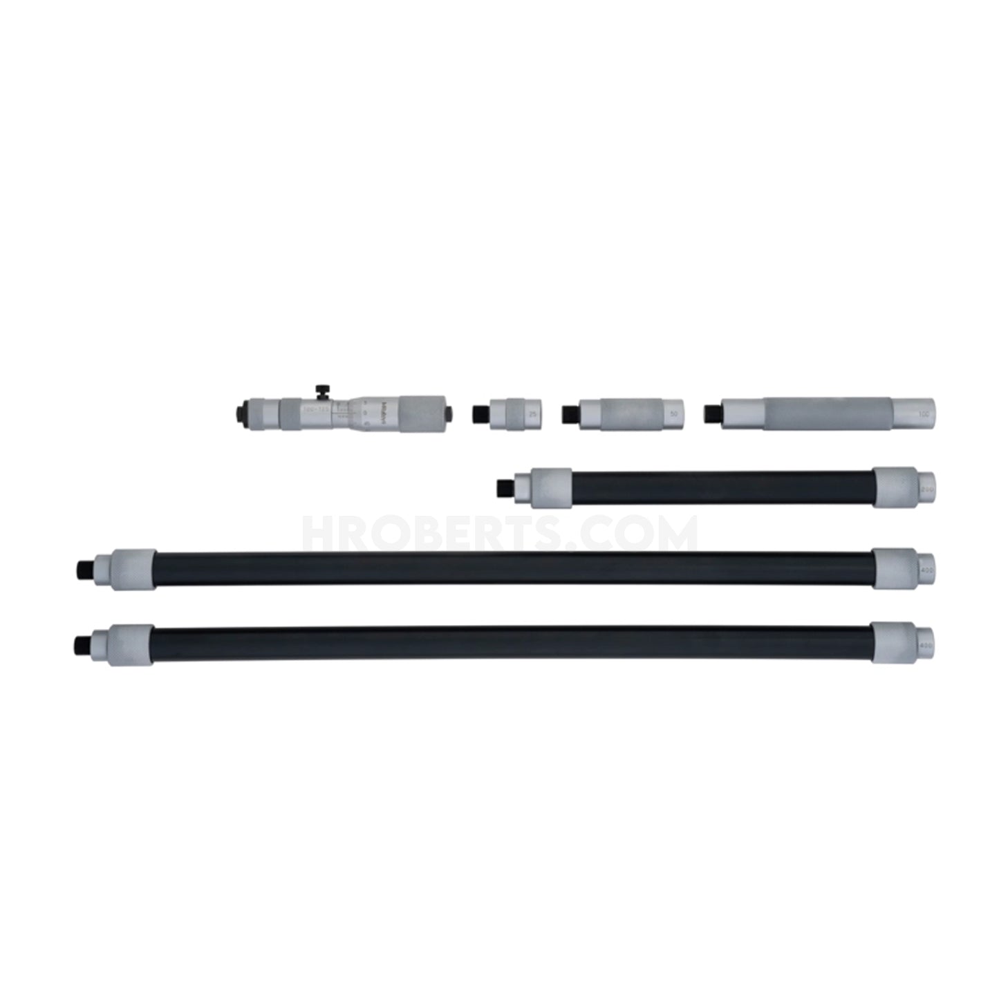 Mitutoyo 139-175 Long Range Extension Tube Inside Micrometer, Range 100-1300mm, Graduation 0.01mm