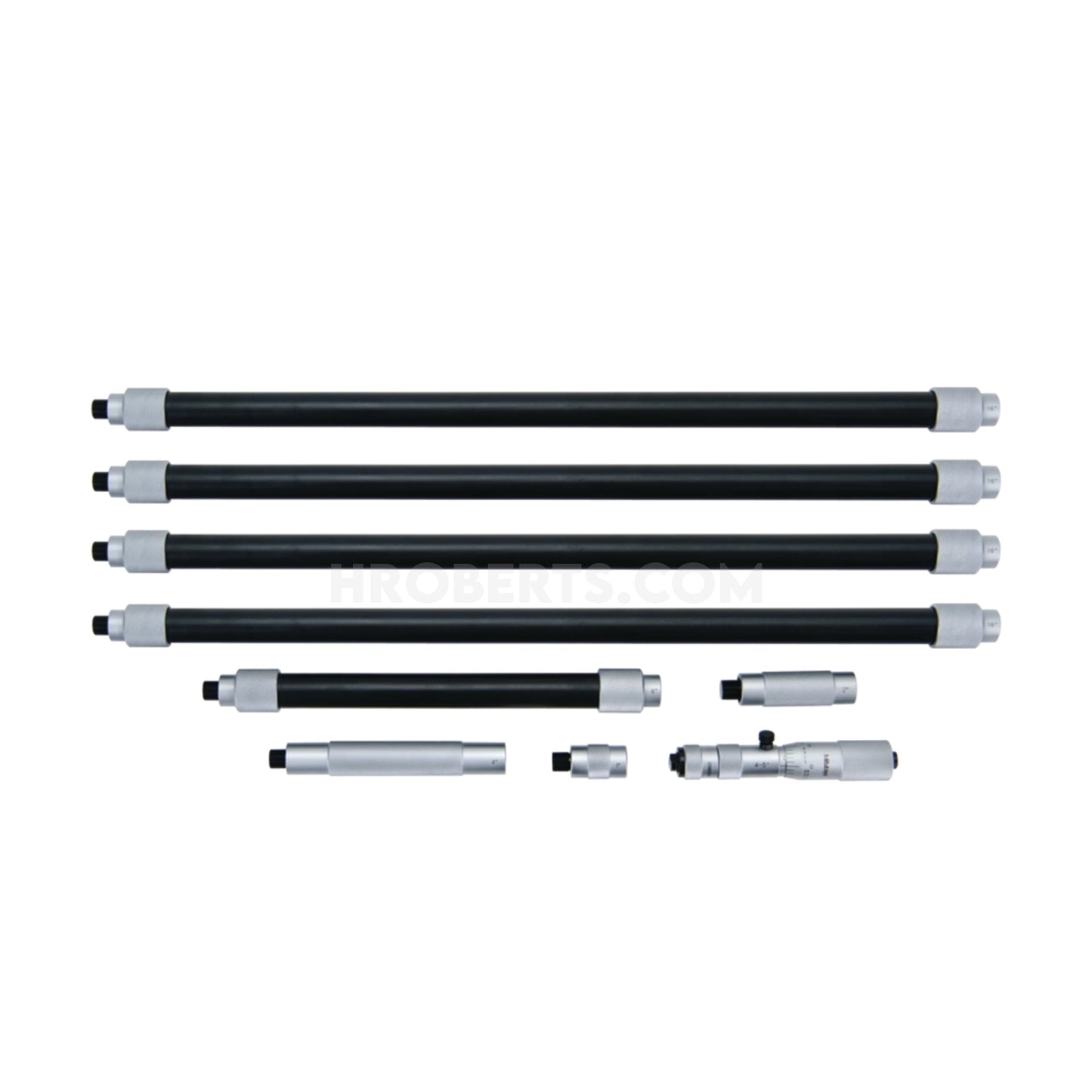 Mitutoyo 139-182 Long Range Extension Tube Inside Micrometer, Range 4-84", Graduation 0.001"