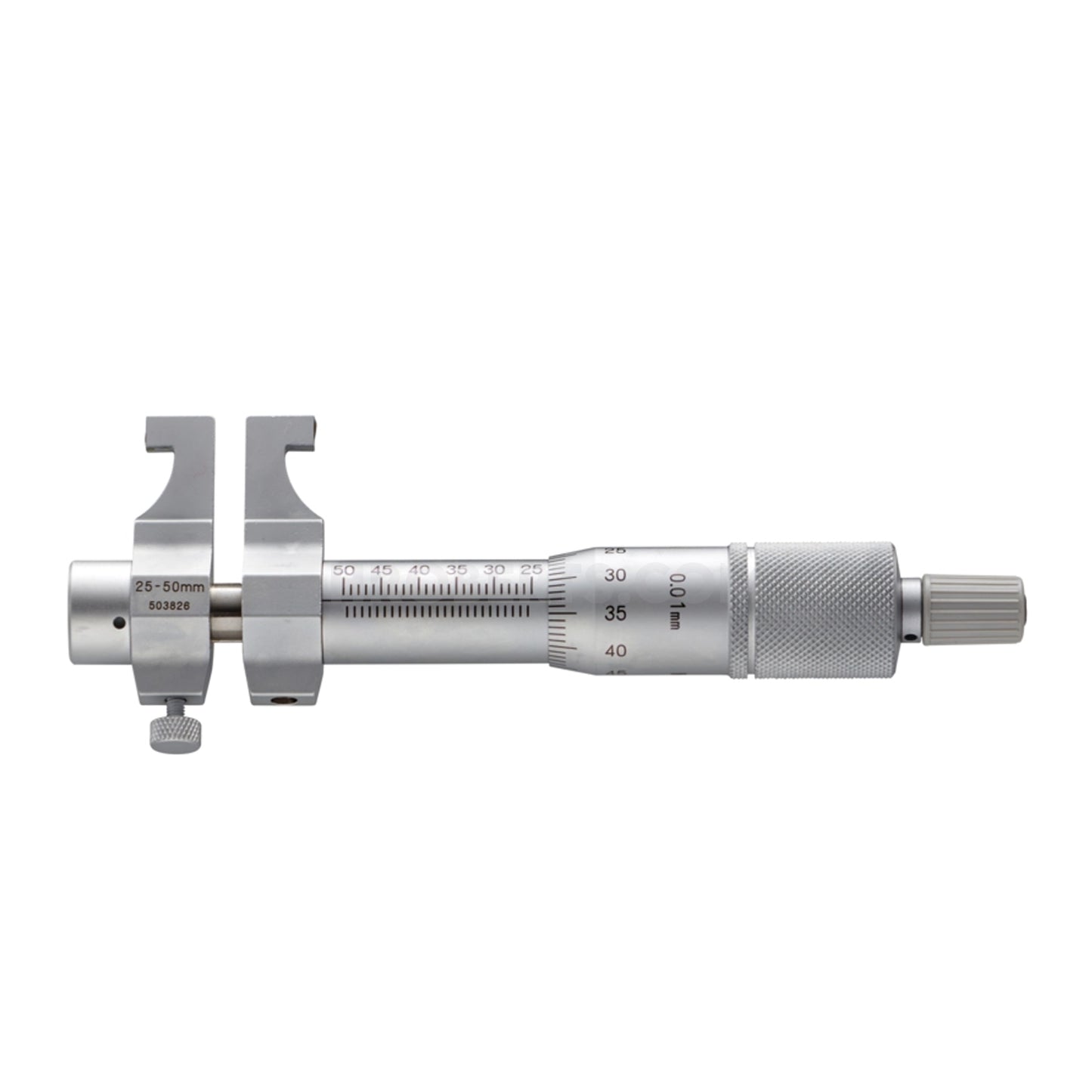 Mitutoyo 145-186 Caliper Jaw Inside Micrometer, Range 25-50mm, Graduation 0.01mm