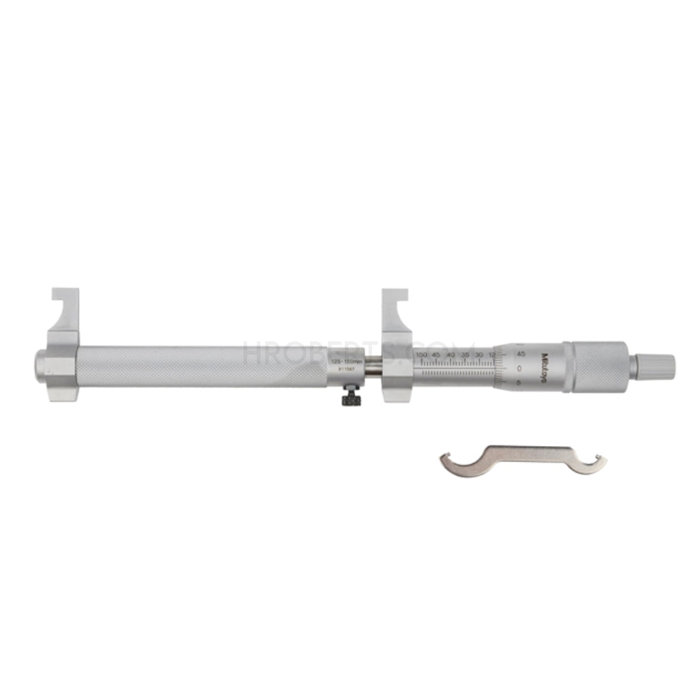 Mitutoyo 145-190 Caliper Jaw Inside Micrometerr, Range 125-150mm, Graduation 0.01mm
