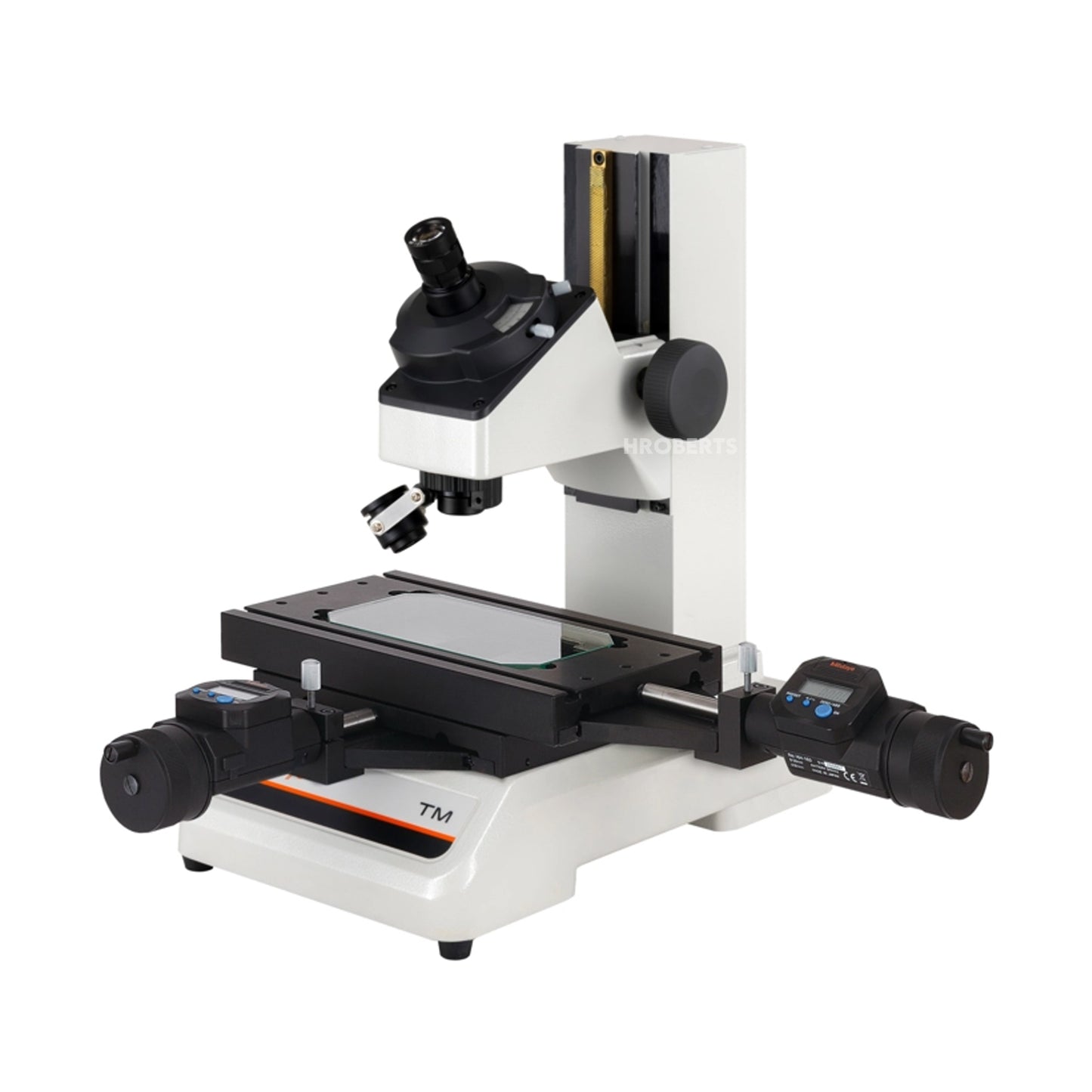 Mitutoyo 176-819E TM-1005B Toolmaker Microscope, XY Stage Travel Range 100 x 50 mm, XY Stage Size 240 x 152mm