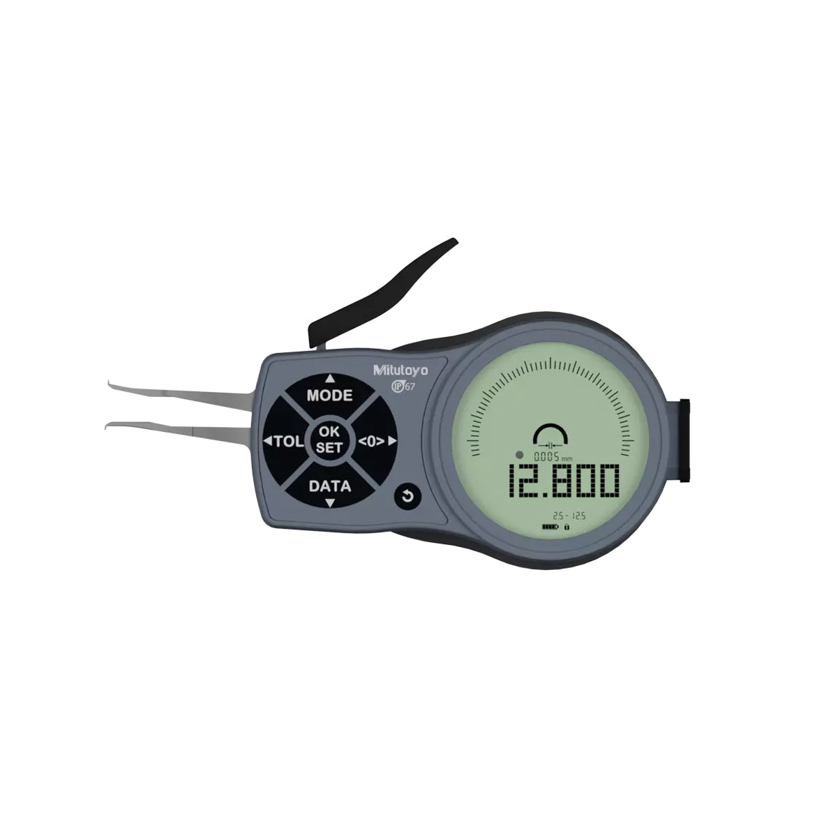 Mitutoyo 209-934 Digimatic Digital Inside Caliper Gauge, Range 2.5-12.5mm, Resolution 0.001mm, 0.002mm, 0.005mm,0.01mm, 0.02mm, 0.05mm