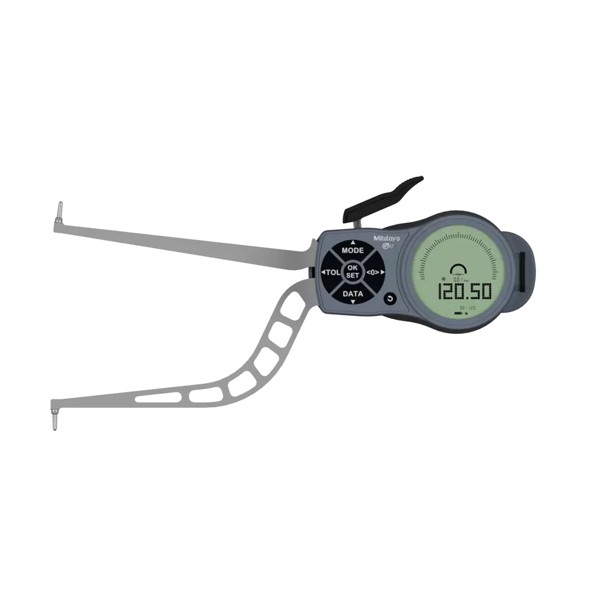 Mitutoyo 209-949 Digimatic Digital Inside Caliper Gauge, Range 90-120mm, Resolution 0.001mm, 0.002mm, 0.005mm,0.01mm, 0.02mm, 0.05mm