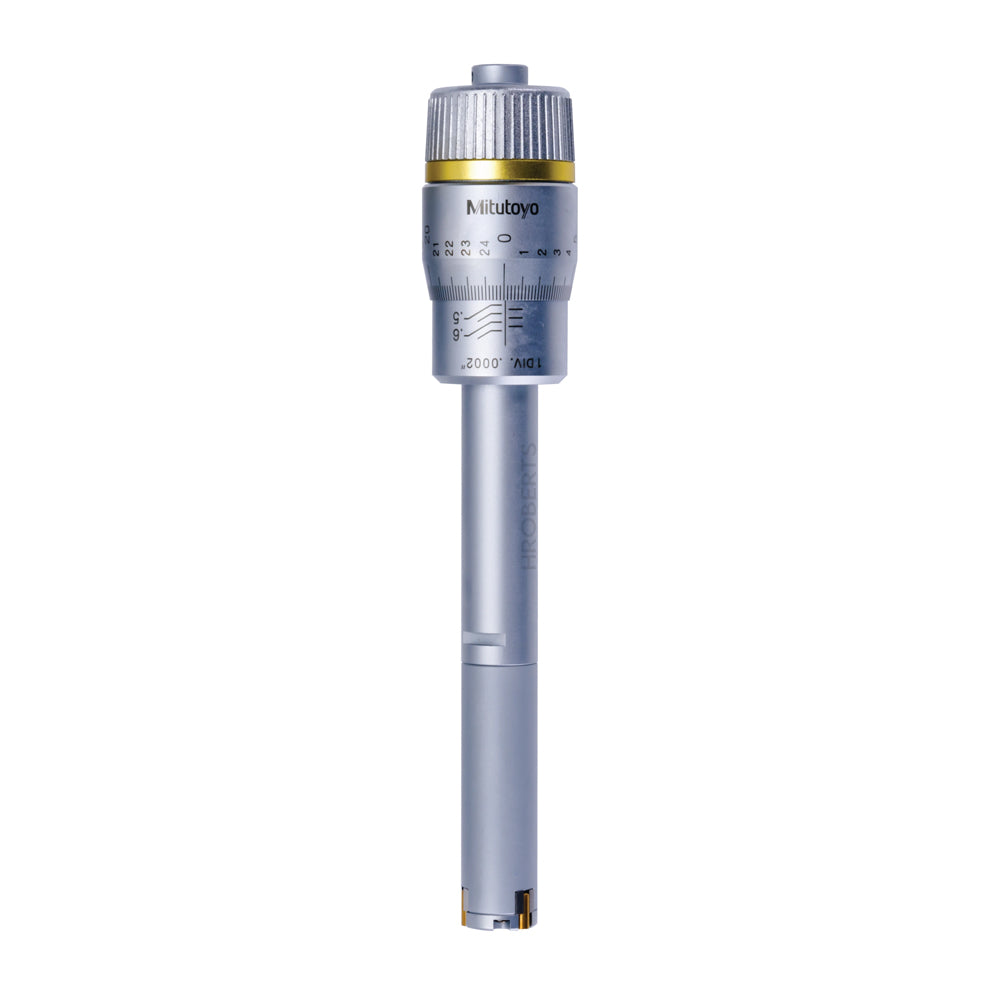 Mitutoyo 368-264 Holtest Bore Micrometer, 3-Point Contact, Range 0.5-0.65", Graduation 0.0002"