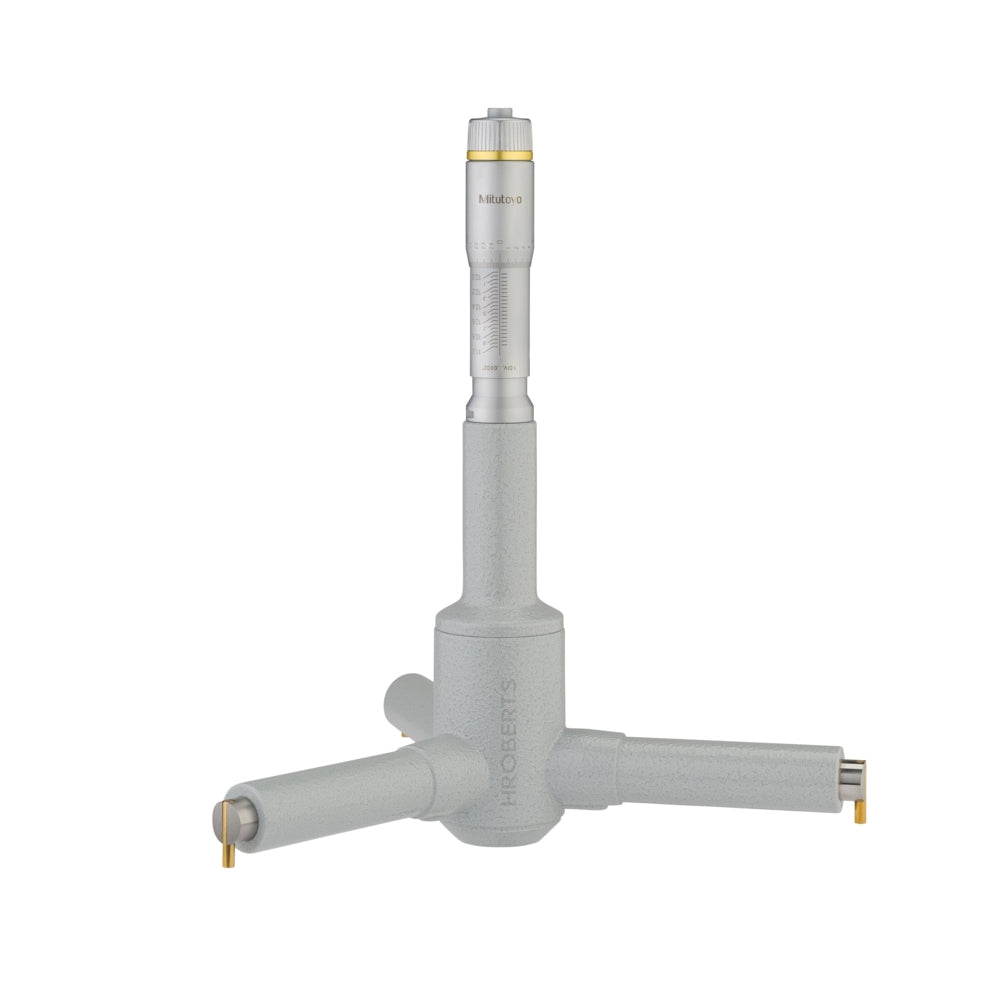 Mitutoyo 368-280 Holtest Bore Micrometer, 3-Point Contact, Range 10-11", Graduation 0.0002"