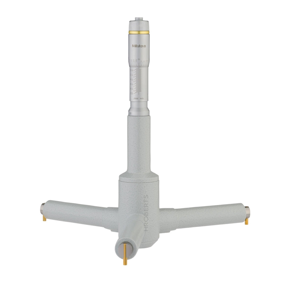 Mitutoyo 368-281 Holtest Bore Micrometer, 3-Point Contact, Range 11-12", Graduation 0.0002"