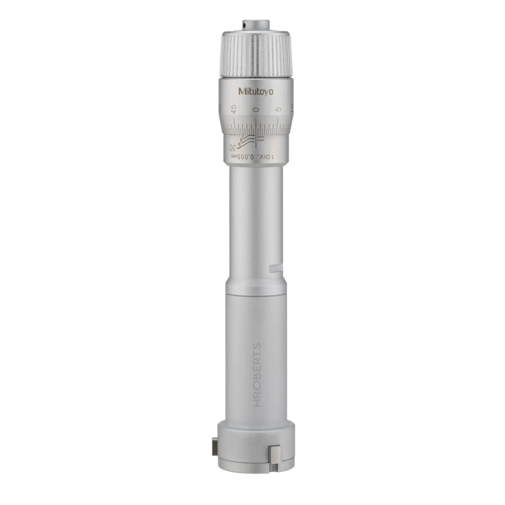 Mitutoyo 368-767 Holtest Bore Micrometer, 3-Point Contact, Range 25-30mm, Graduation 0.005mm