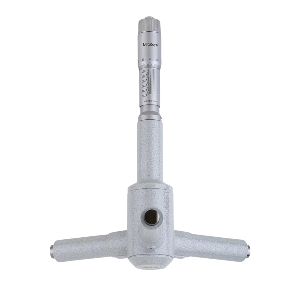 Mitutoyo 368-779 Holtest Bore Micrometer, 3-Point Contact, Range 225-250mm, Graduation 0.005mm