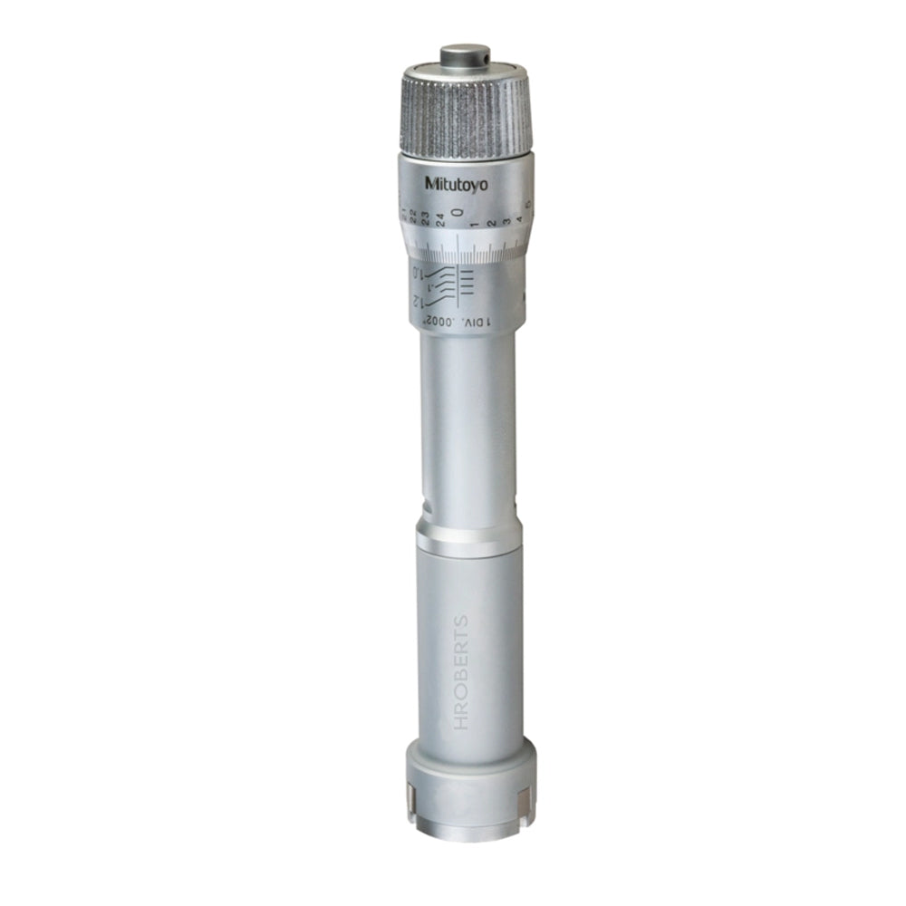 Mitutoyo 368-867 Holtest Bore Micrometer, 3-Point Contact, Range 1-1.2", Graduation 0.0002"