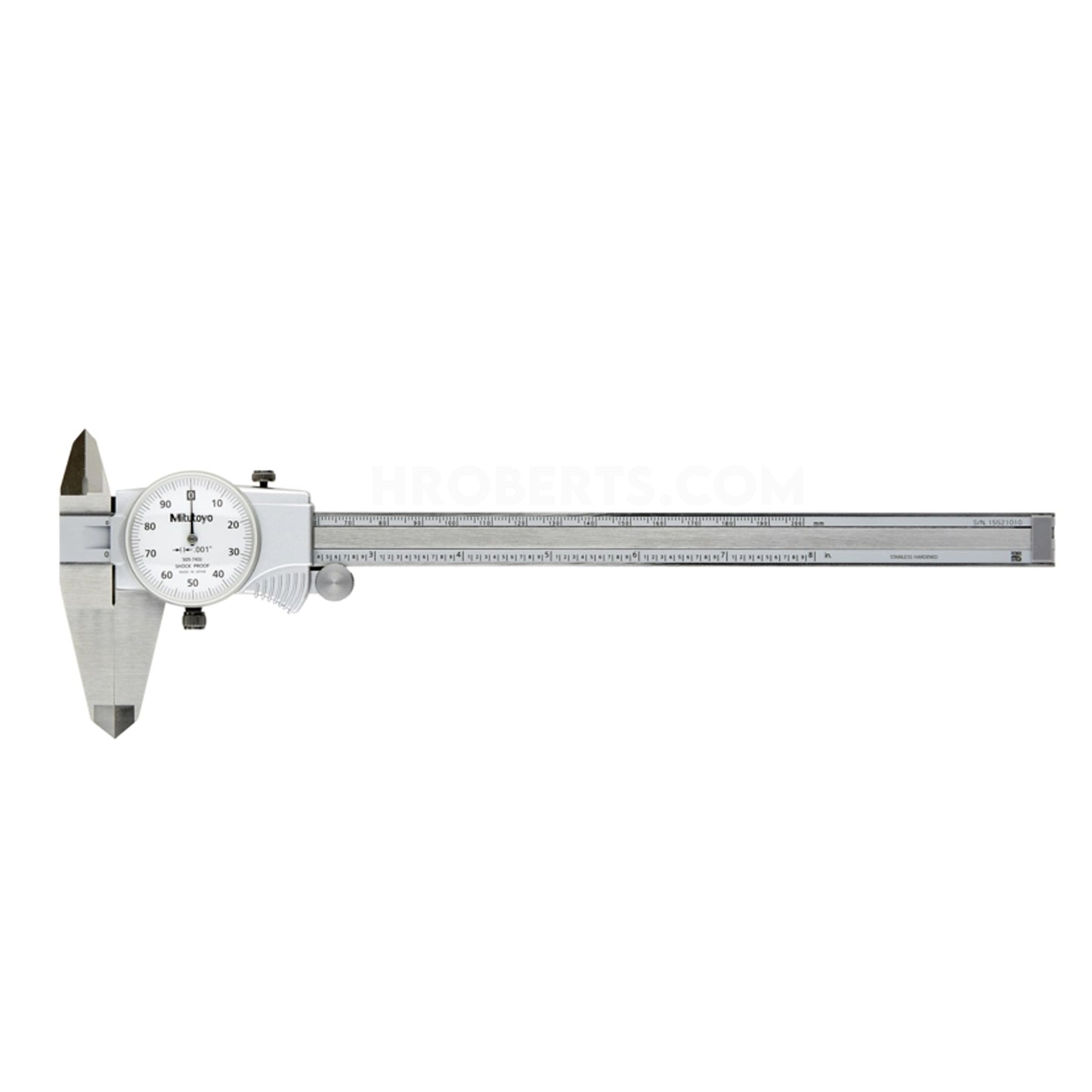 Mitutoyo 505-743 Dial Caliper, Range 0-8", Graduation 0.001"