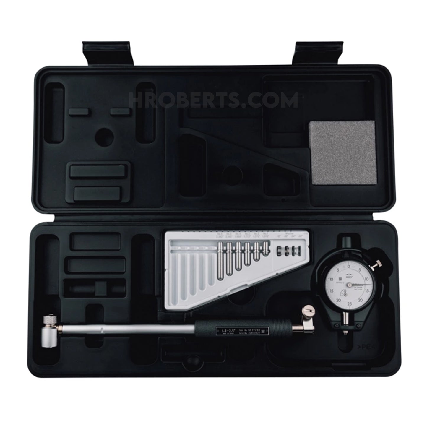 Mitutoyo 511-742-20 Bore Gauge, Range 1.4-2.5", Graduation 0.0005", Probe Depth 6"