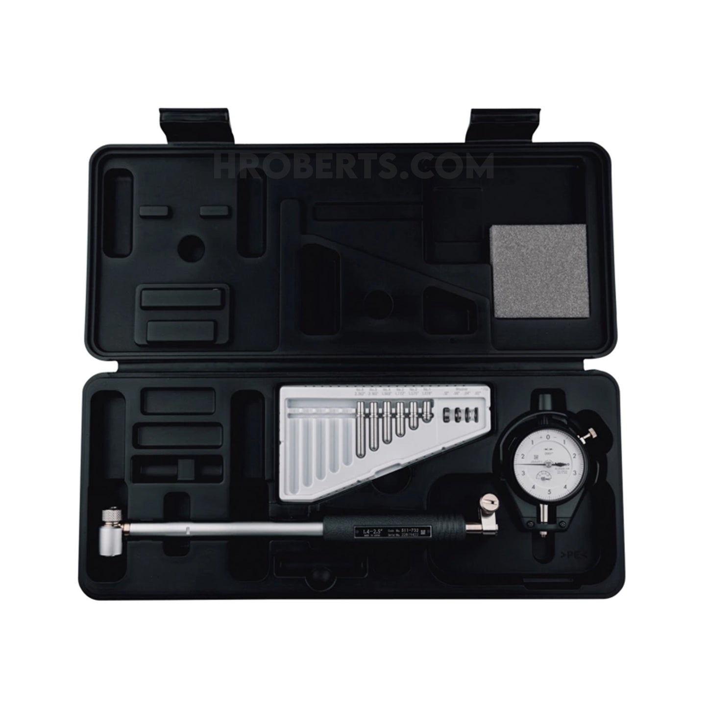 Mitutoyo 511-752-20 Bore Gauge, Range 1.4-2.5", Graduation 0.0001", Probe Depth 6"