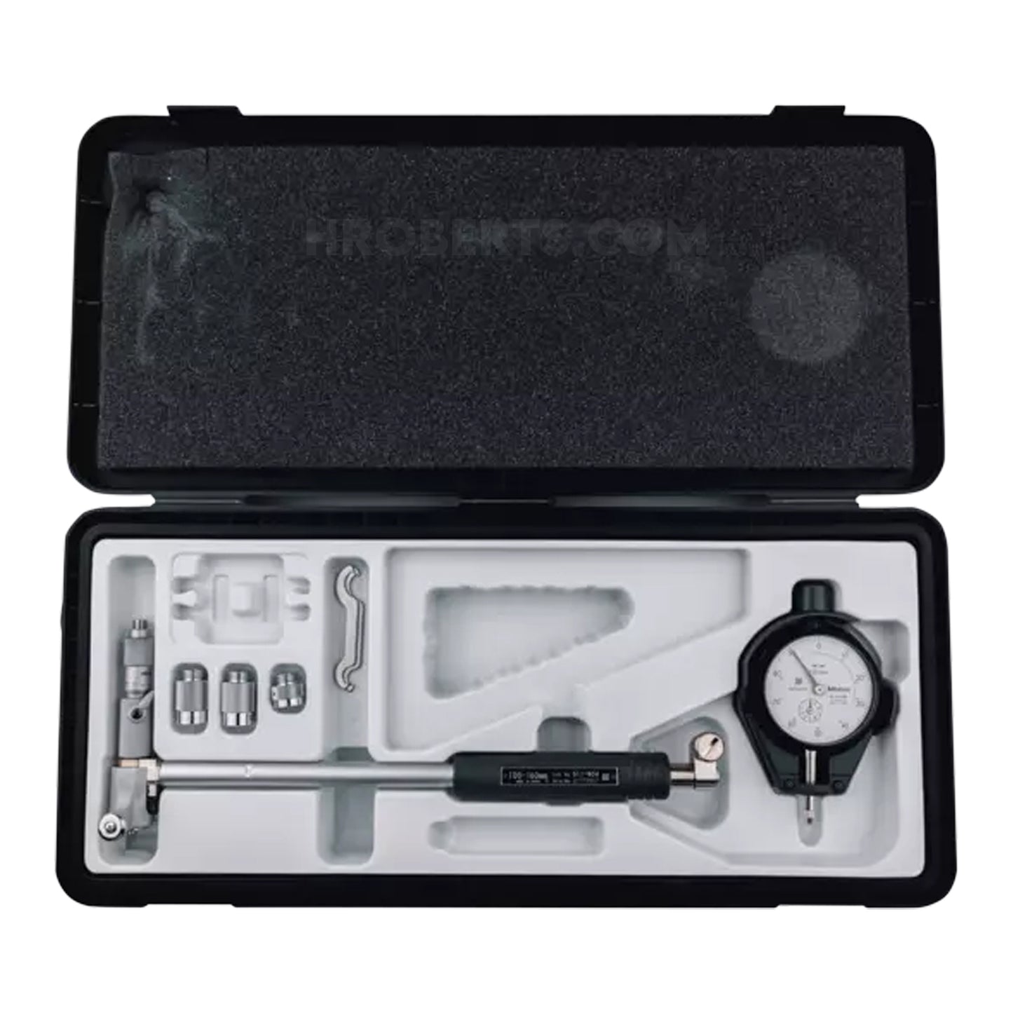 Mitutoyo 511-814-20 Micrometer Head Bore Gauge, Range 100-160mm, Graduation 0.01mm, Probe Depth 150mm