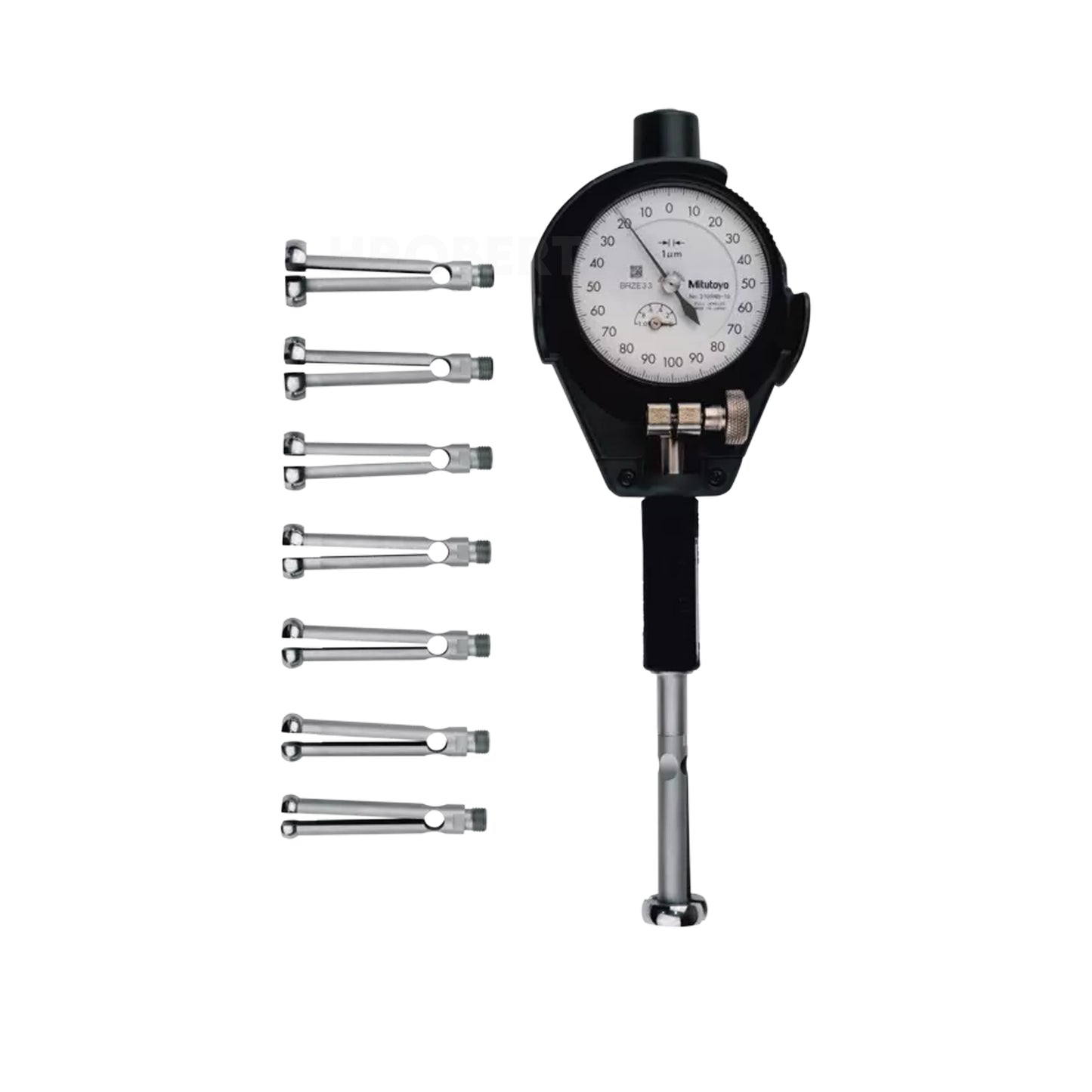 Mitutoyo 526-125 Small Hole Bore Gauge, Range 10-18mm, Graduation 0.001mm, Probe Depth 62mm
