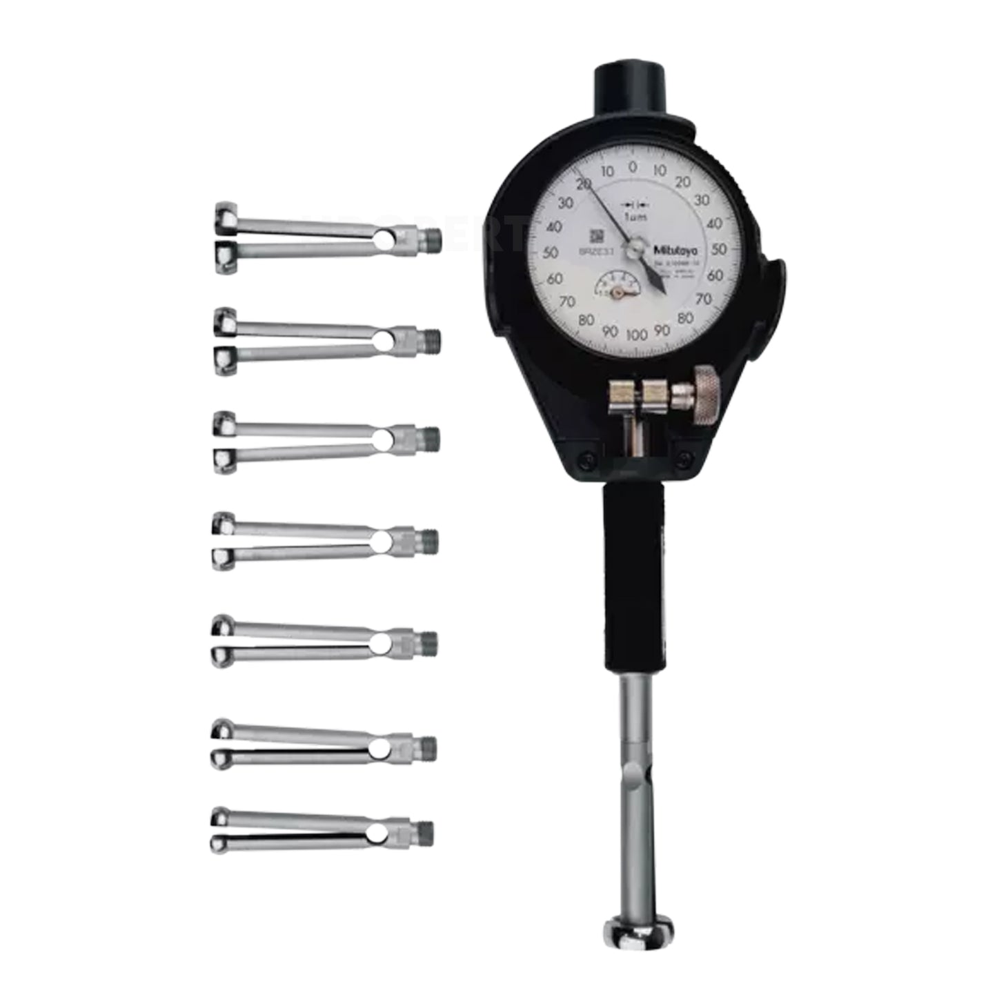 Mitutoyo 526-162-20 Small Hole Bore Gauge, Range 1.50-4.00mm, Graduation 0.001mm, Probe Depth 17.5 / 22.5mm
