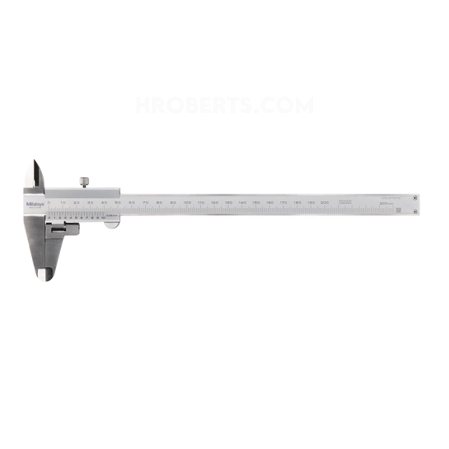 Mitutoyo 536-212 Vernier Caliper Swivel Jaw Type, Range 0-200mm, Graduation 0.05mm