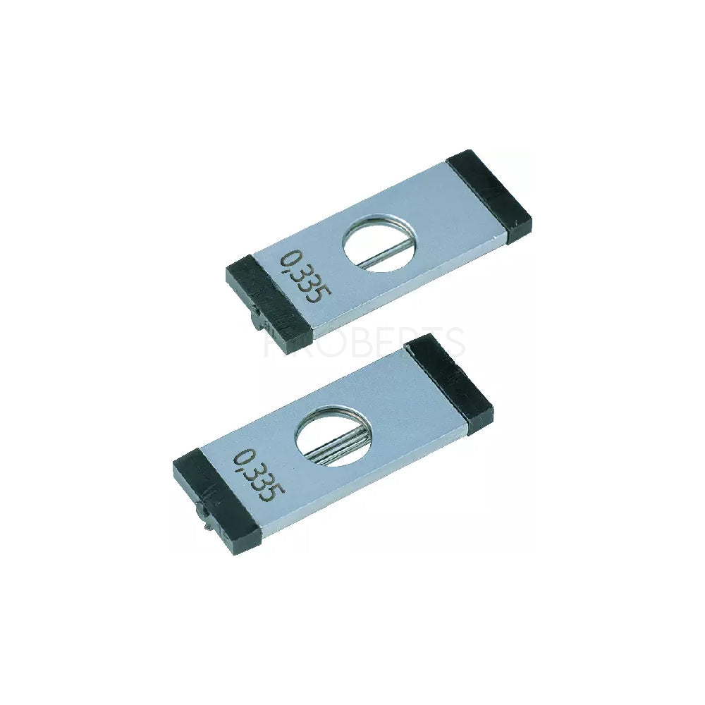 Mitutoyo 952136 Three Wire Unit, 0.335mm Wire Dia, One Pair, Support Spindle Dia 6.35mm