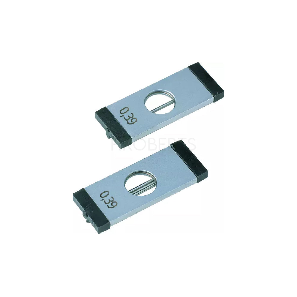 Mitutoyo 952137 Three Wire Unit, 0.390mm Wire Dia, One Pair, Support Spindle Dia 6.35mm