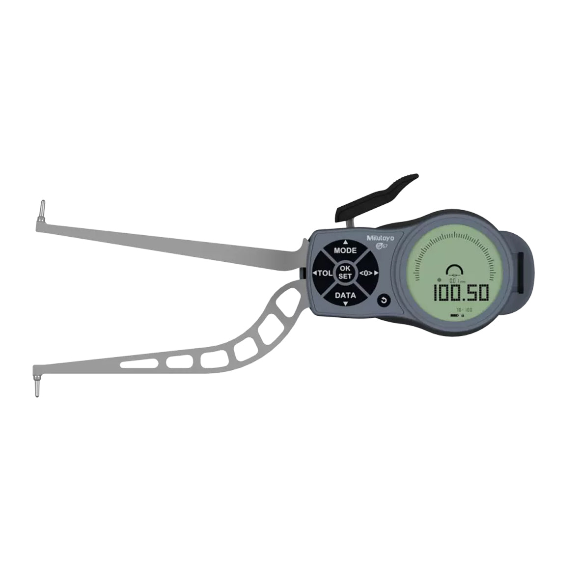 Mitutoyo 209-948 Digimatic Digital Inside Caliper Gauge, Range 70-100mm, Resolution 0.001mm, 0.002mm, 0.005mm,0.01mm, 0.02mm, 0.05mm