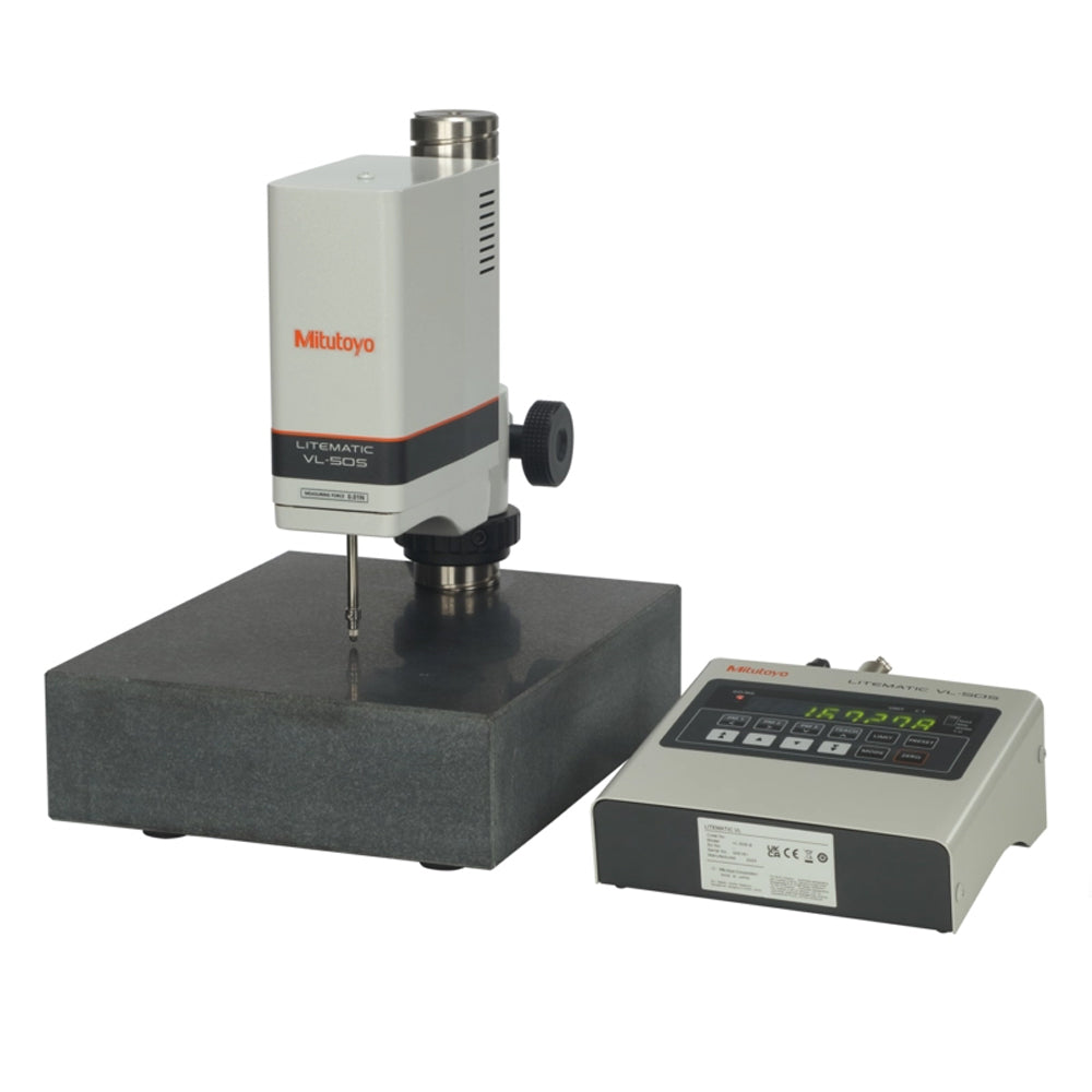 Mitutoyo 318-226-10E VL-50S-B Litematic High Resolution Digital Measuring Unit, Range 0-50mm / 0-2", Resolution (Switchable) 0.01μm, 0.1μm, 1μm / 0.5μinch, 5μinch, 50μinch