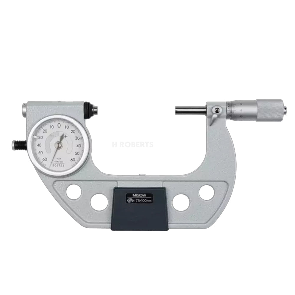 Mitutoyo 510-124 Indicating Mictometer, Range 75-100mm, Graduation 0.001mm