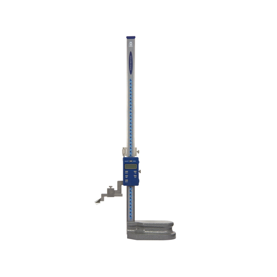 Moore & Wright MW190-60DBL Digital Height Gauge, Range 0-600mm / 0-24", Resolution 0.01mm / 0.001"