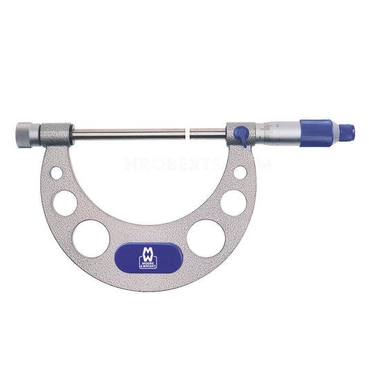 Moore & Wright MW217-01 Interchangeable Anvil Micrometer, Range 0-100mm, Graduation 0.01mm
