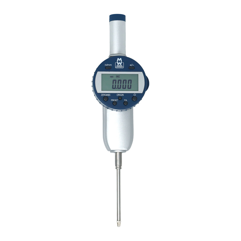 Moore & Wright MW405-06DB Digital Indicator, Range 25mm / 1", Resolution 0.01mm / 0.0005"