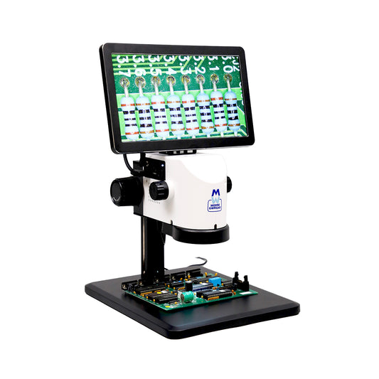 Moore & Wright MWT-7100 Video Microscope 12x-84x, Objective 0.75x - 4.5x continuous zoom, objective zoom ratio 6:4:1