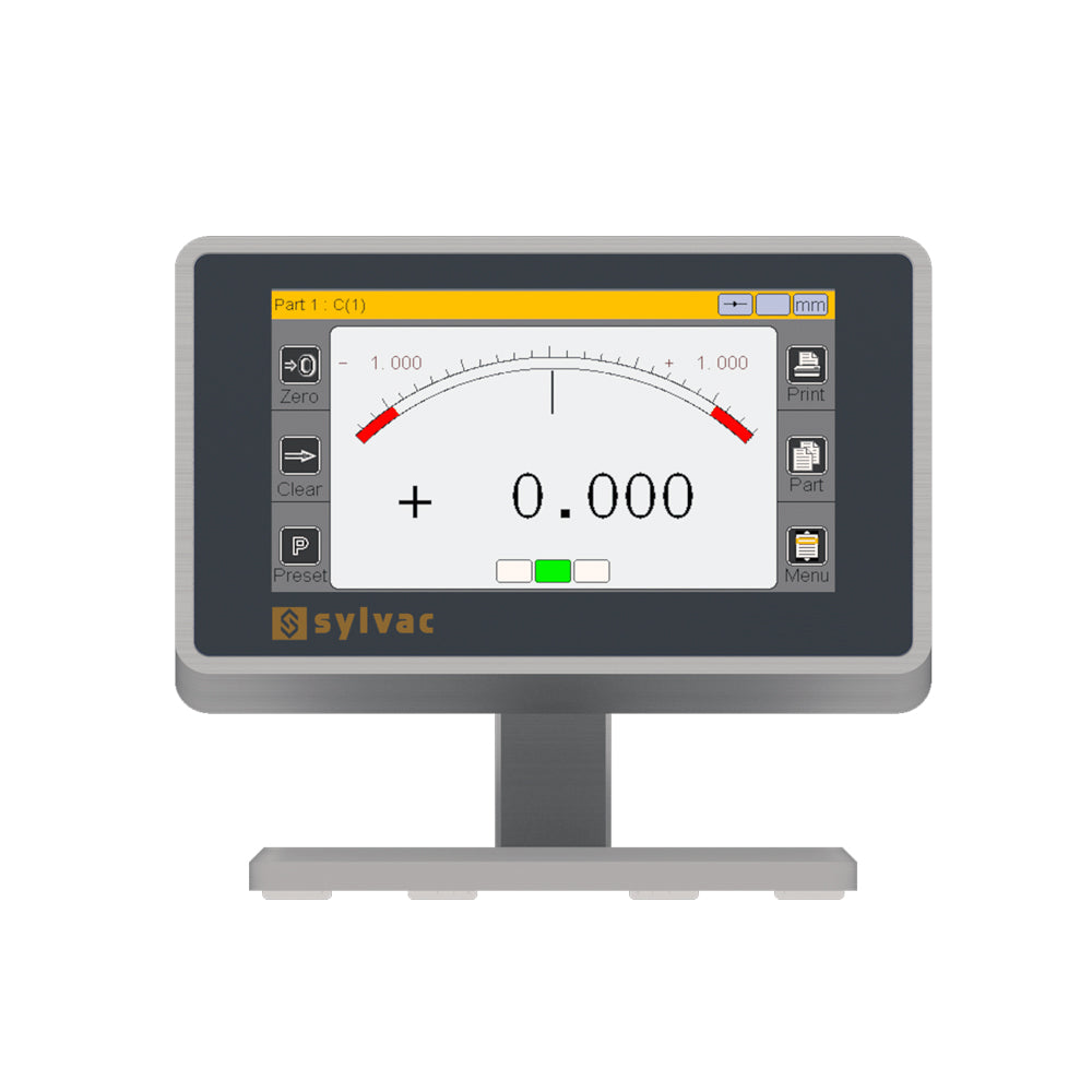 Sylvac 30-804-2071 D70I Digital Display Unit,Resolution up to 0.0001mm / 0.1μm, Output Data USB / RS232, 2 Probe Inputs, for use with Sylvac Inductive Probes