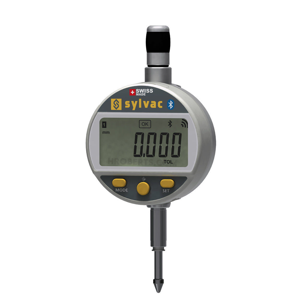 Sylvac 30-805-6501 Advanced Digital Indicator, Range 25mm / 1", Resolution 0.001mm / 0.00005"