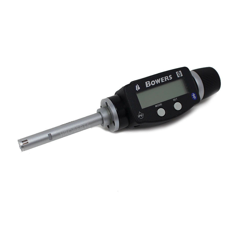 Bowers XTD10I-BT Digital Bore Gauge, Range 3/8-1/2", Resolution 0.00005", 3-Point Contact with Bluetooth, Supplied with Setting Ring and Ukas Certificate