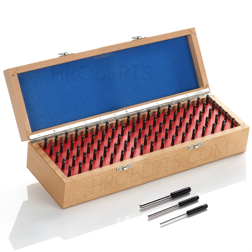 Martin + Tschopp 0.1mm to 1mm, 0.01mm Step, Pin Gauge Set with Engraved Handles - Total Pins 91, Tolerance Class 0 (± 0.3 μm), Type 101.4