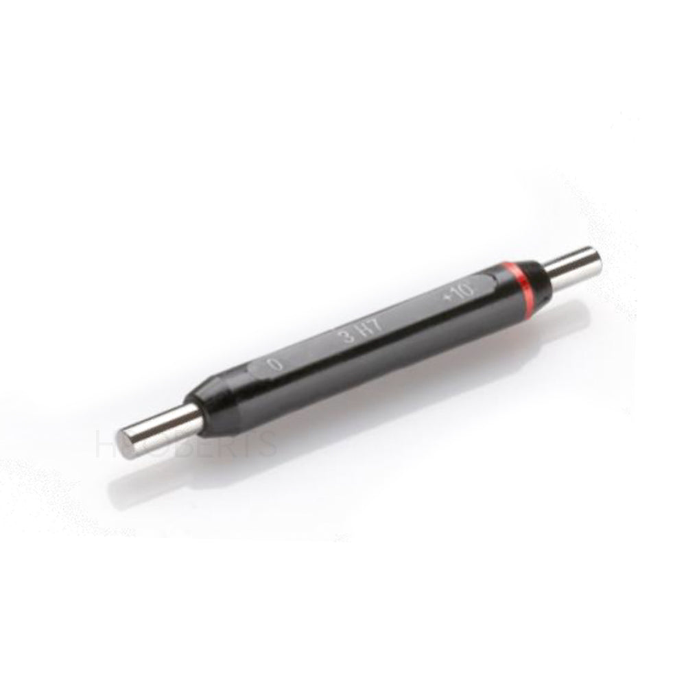 Martin + Tschopp 3mm Plain Plug Gauge - Class H7 tolerance - Go 3.000 No-Go 3.010mm