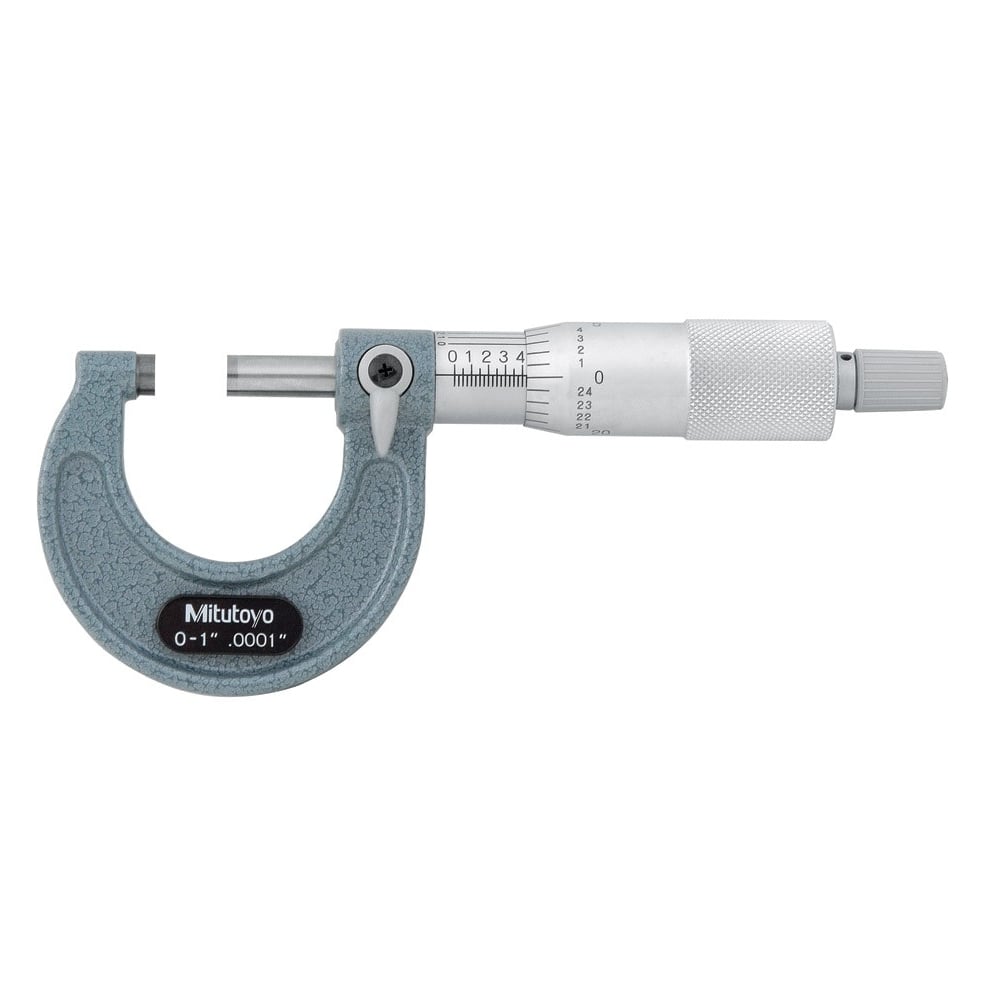 Mitutoyo 103-131 Micrometer, Range 0-1", Graduation 0.0001"