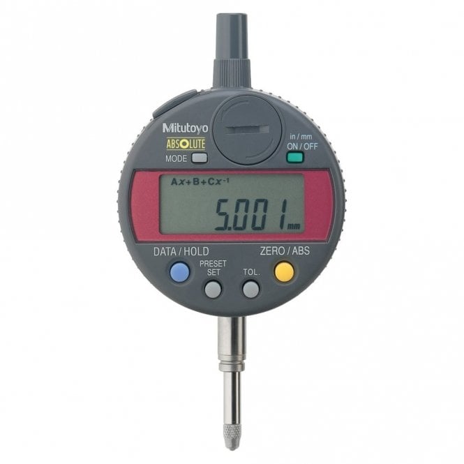 Mitutoyo 543-286B Absolute Digimatic Digital Calculating Indicator ID-C, Range 0.5" / 12.7mm, Resolution 0.00001" - 0.05" / 0.002mm - 1mm ( 12 Steps ) ( Selectable )