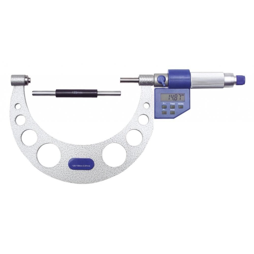 Moore & Wright MW210-01DDL Digital Micrometer, Range 100-125mm, Resolution 0.001mm