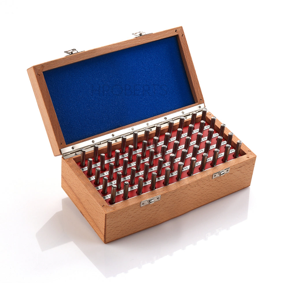 Martin + Tschopp 0.5mm to 1mm, 0.01mm Step, Pin Gauge Set - Total Pins 51, Tolerance Class 0 (± 0.3 μm), Type 101.3