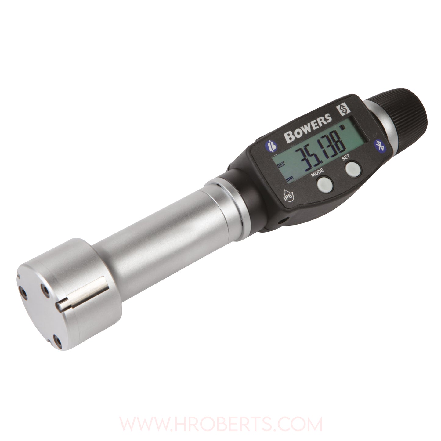 Bowers XTD35I-BT Digital Bore Gauge, Range 1.3/8-2", Resolution 0.00005", 3-Point Contact with Bluetooth, Supplied with Setting Ring and Ukas Certificate